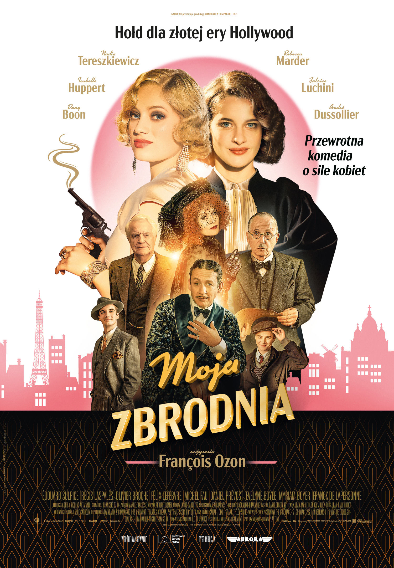 Polski plakat filmu 'Moja zbrodnia'