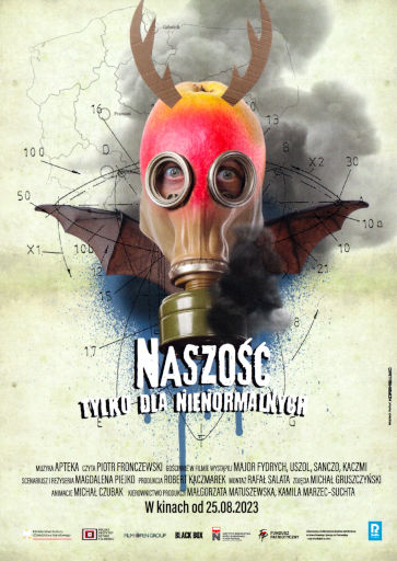 Przód ulotki filmu 'Naszość - tylko dla nienormalnych'