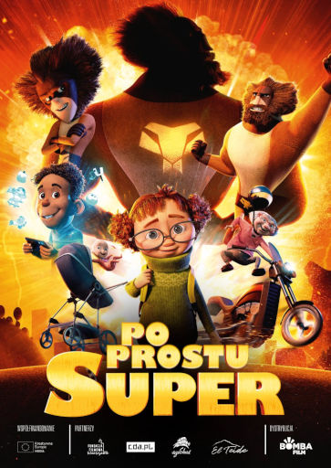 Przód ulotki filmu 'Po prostu super'