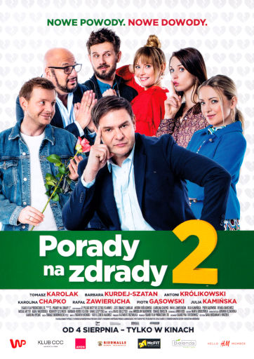 Przód ulotki filmu 'Porady na zdrady 2'