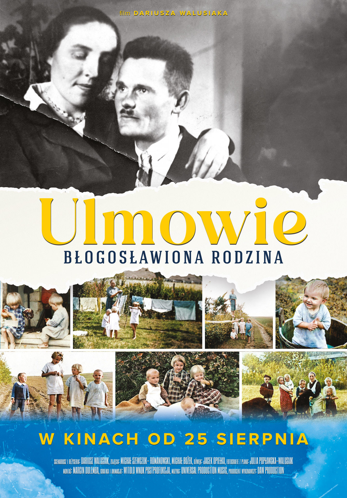 Polski plakat filmu 'Ulmowie. Błogosławiona rodzina'