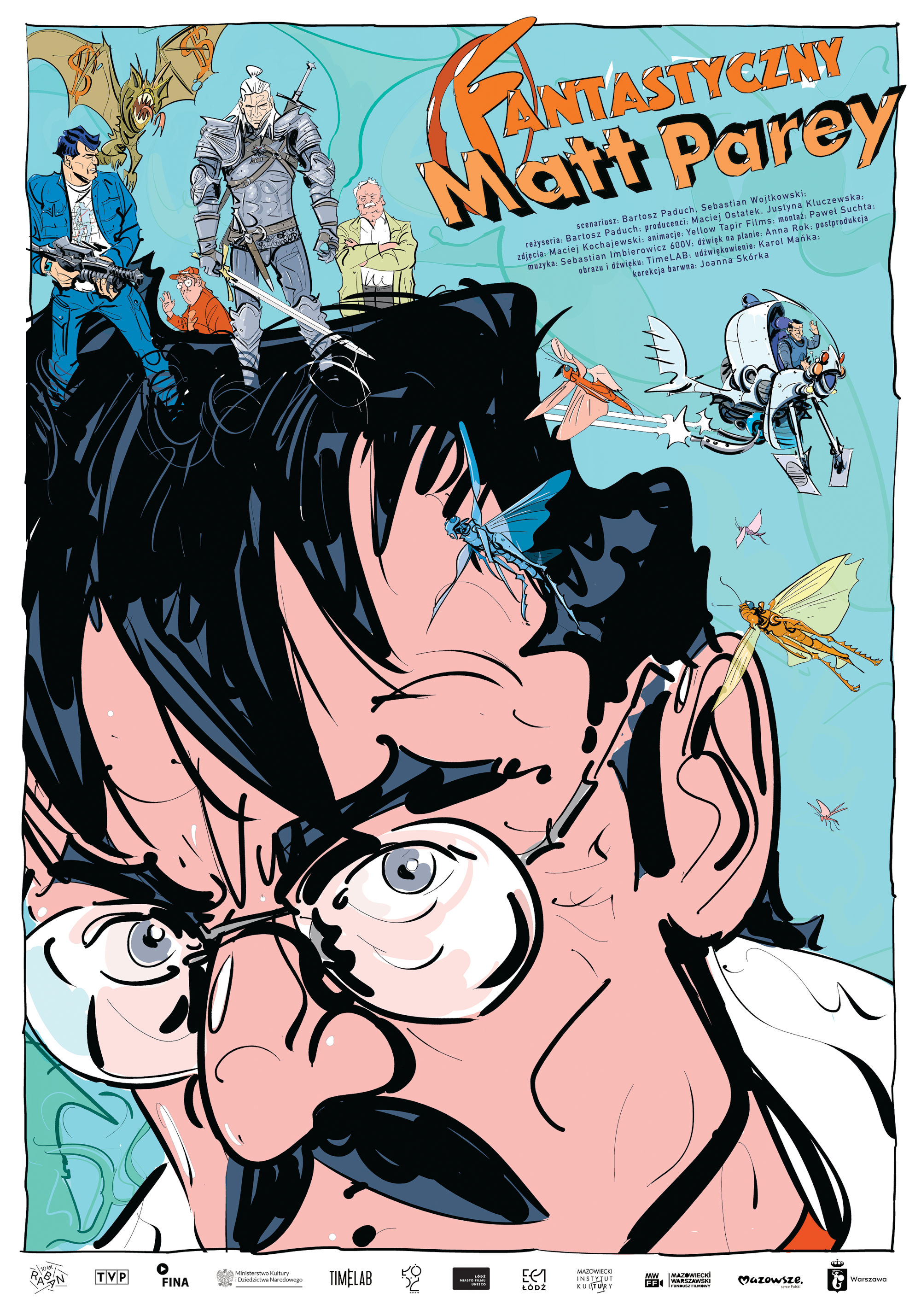 Polski plakat filmu 'Fantastyczny Matt Parey'