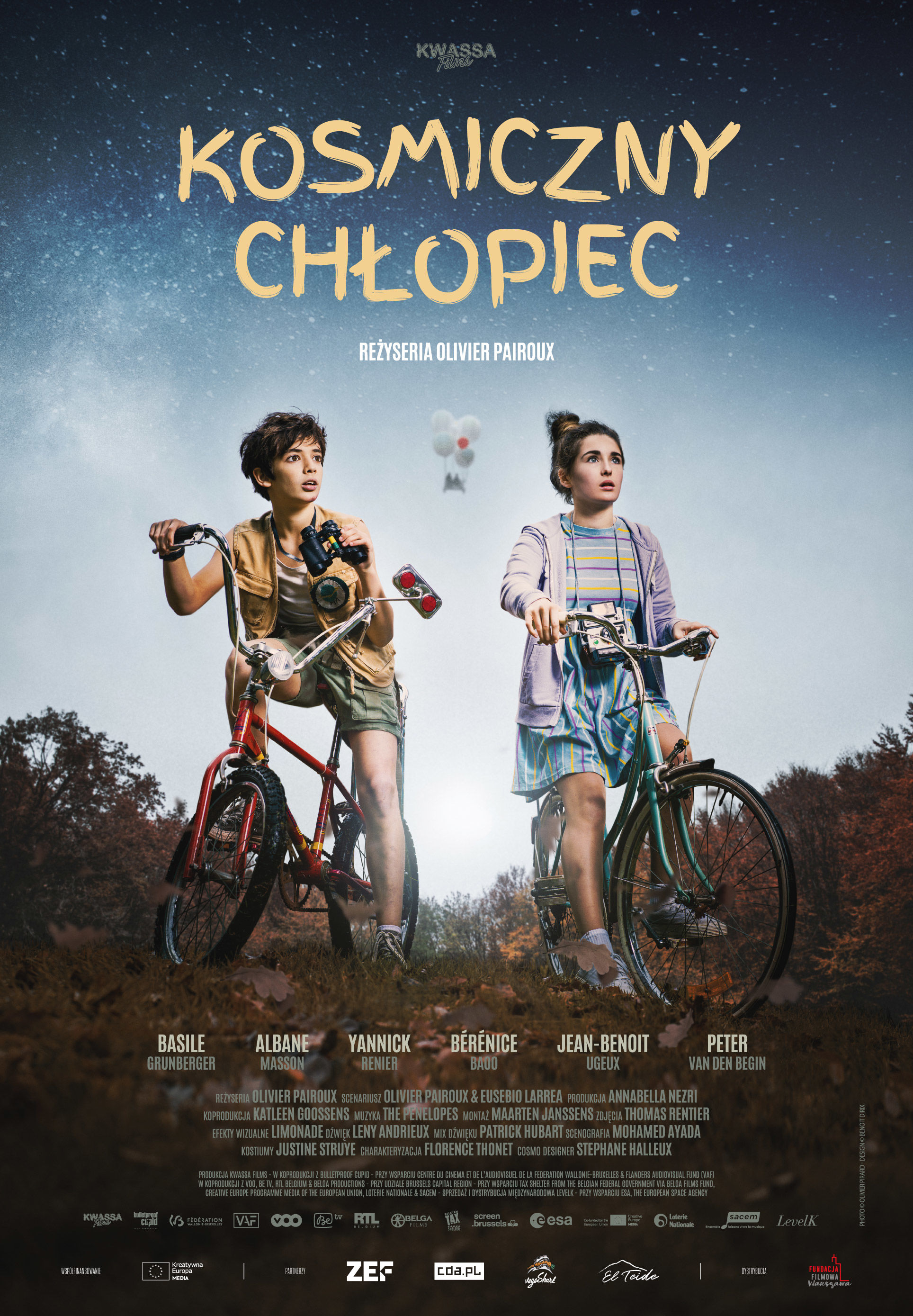 Polski plakat filmu 'Kosmiczny chłopiec'