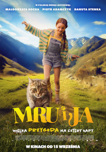 Polski plakat filmu 'Mru i ja: Wielka przygoda na cztery łapy'