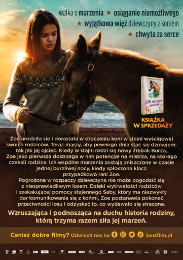 Tył ulotki filmu 'Siła naszych marzeń'