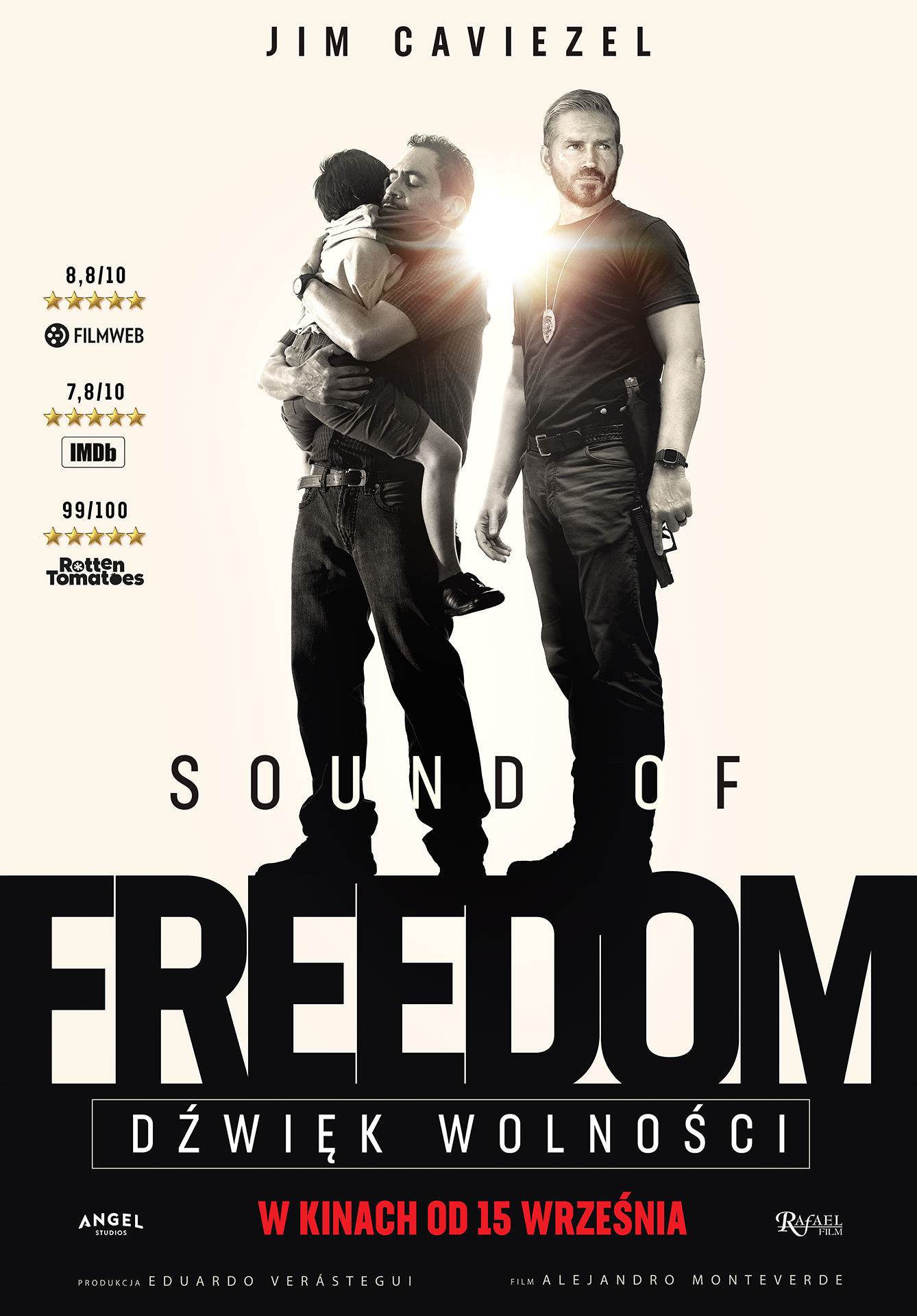 Polski plakat filmu 'Sound of Freedom. Dźwięk wolności'