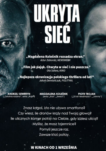 Tył ulotki filmu 'Ukryta sieć'