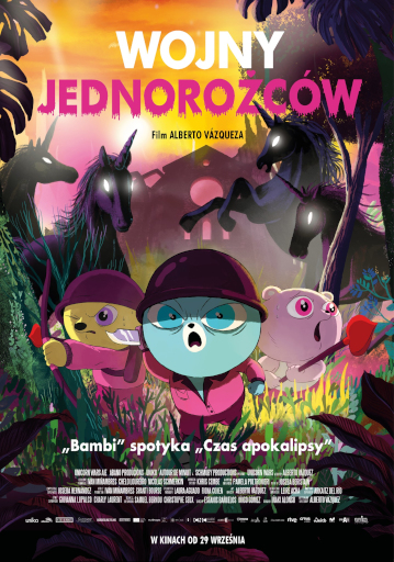 Polski plakat filmu 'Wojny jednorożców'