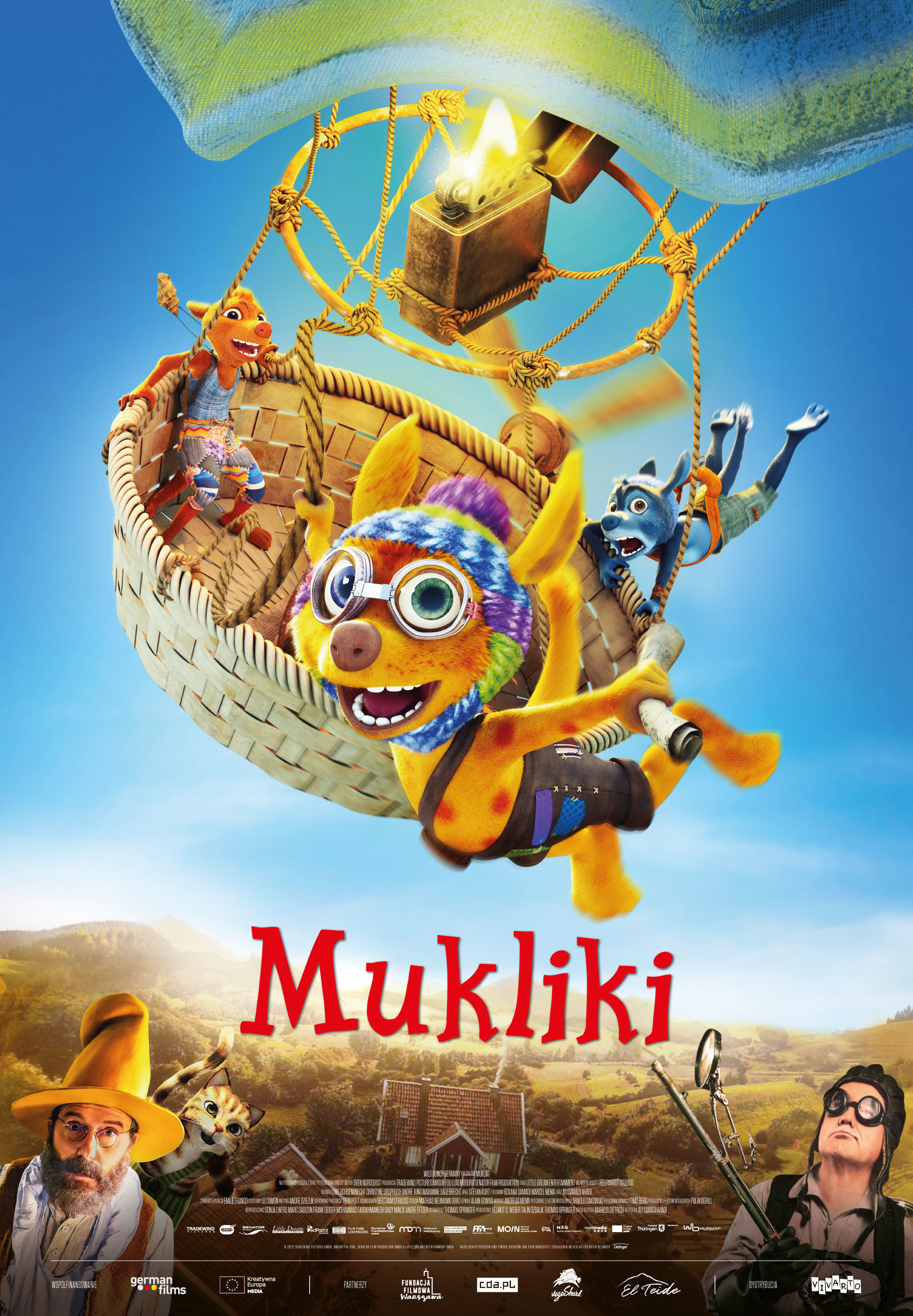 Polski plakat filmu 'Mukliki'