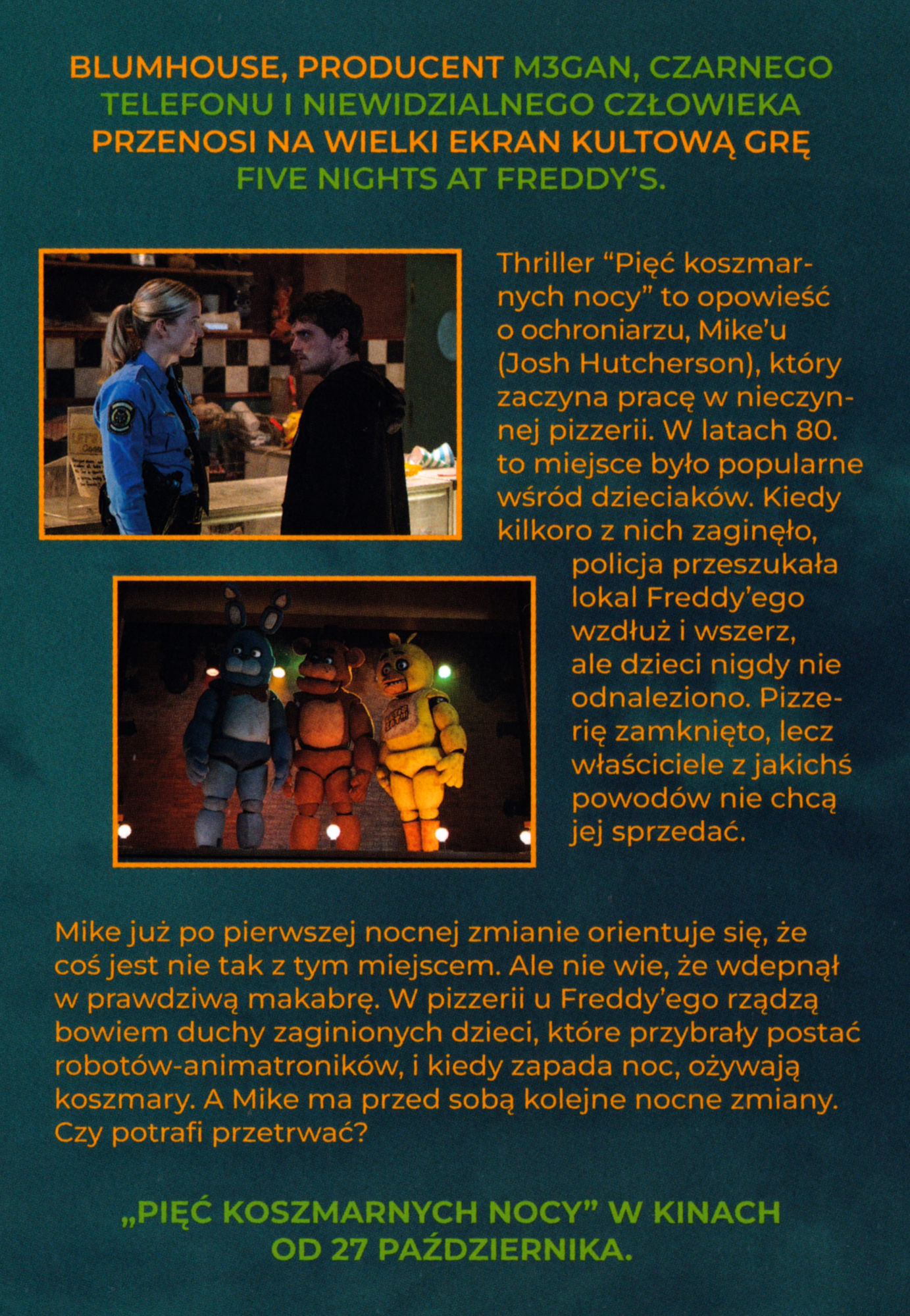 Ulotka filmu ''
