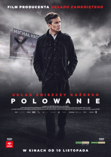Przód ulotki filmu 'Polowanie'