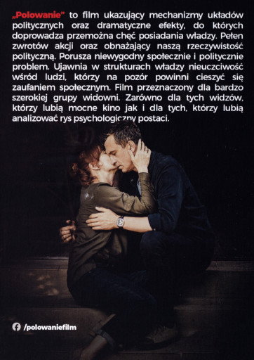 Tył ulotki filmu 'Polowanie'