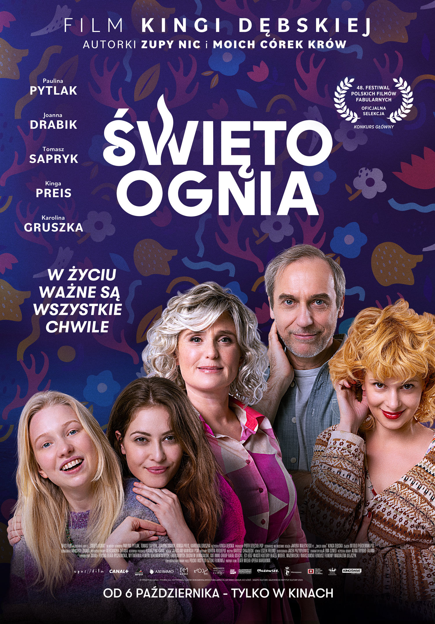 Polski plakat filmu 'Święto ognia'