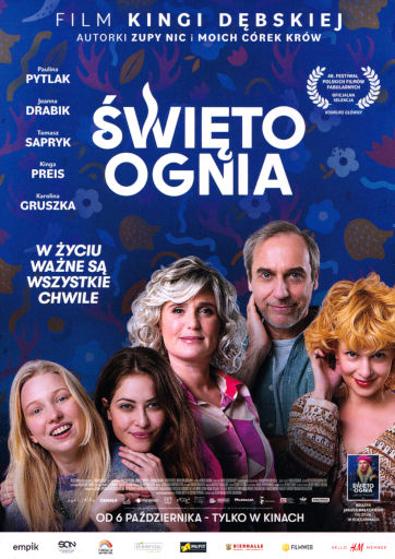Przód ulotki filmu 'Święto ognia'