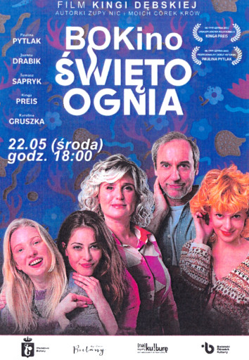 Przód ulotki filmu 'Święto ognia'