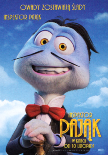 Przód ulotki filmu 'Inspektor Pająk'