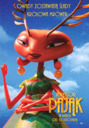 Przód ulotki filmu 'Inspektor Pająk'