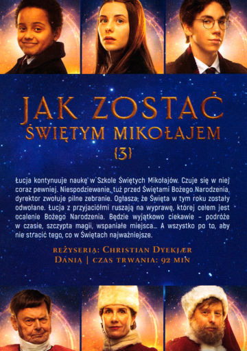 Tył ulotki filmu 'Jak zostać Świętym Mikołajem 3'