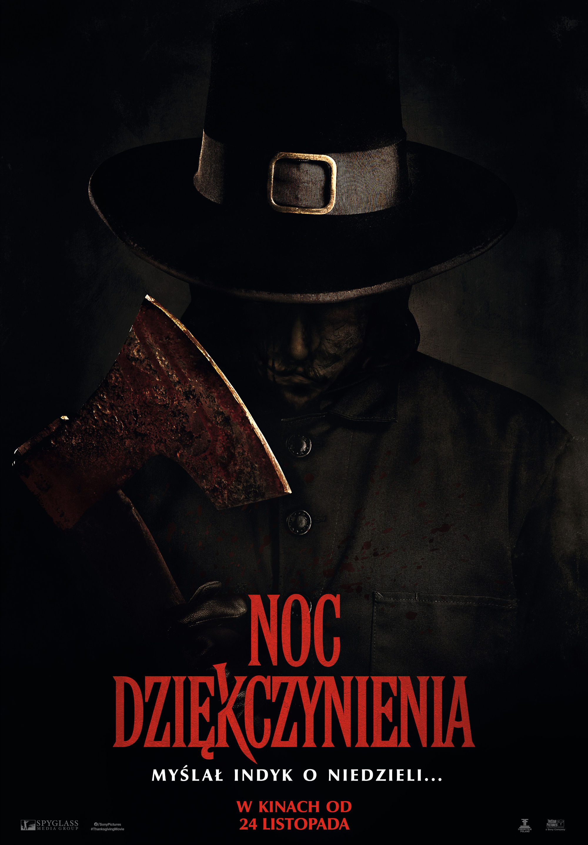 Polski plakat filmu 'Noc Dziękczynienia'