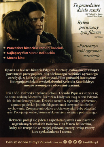 Tył ulotki filmu 'Porwany'