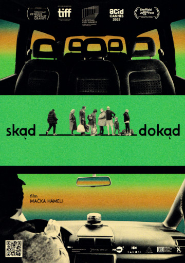 Przód ulotki filmu 'Skąd dokąd'