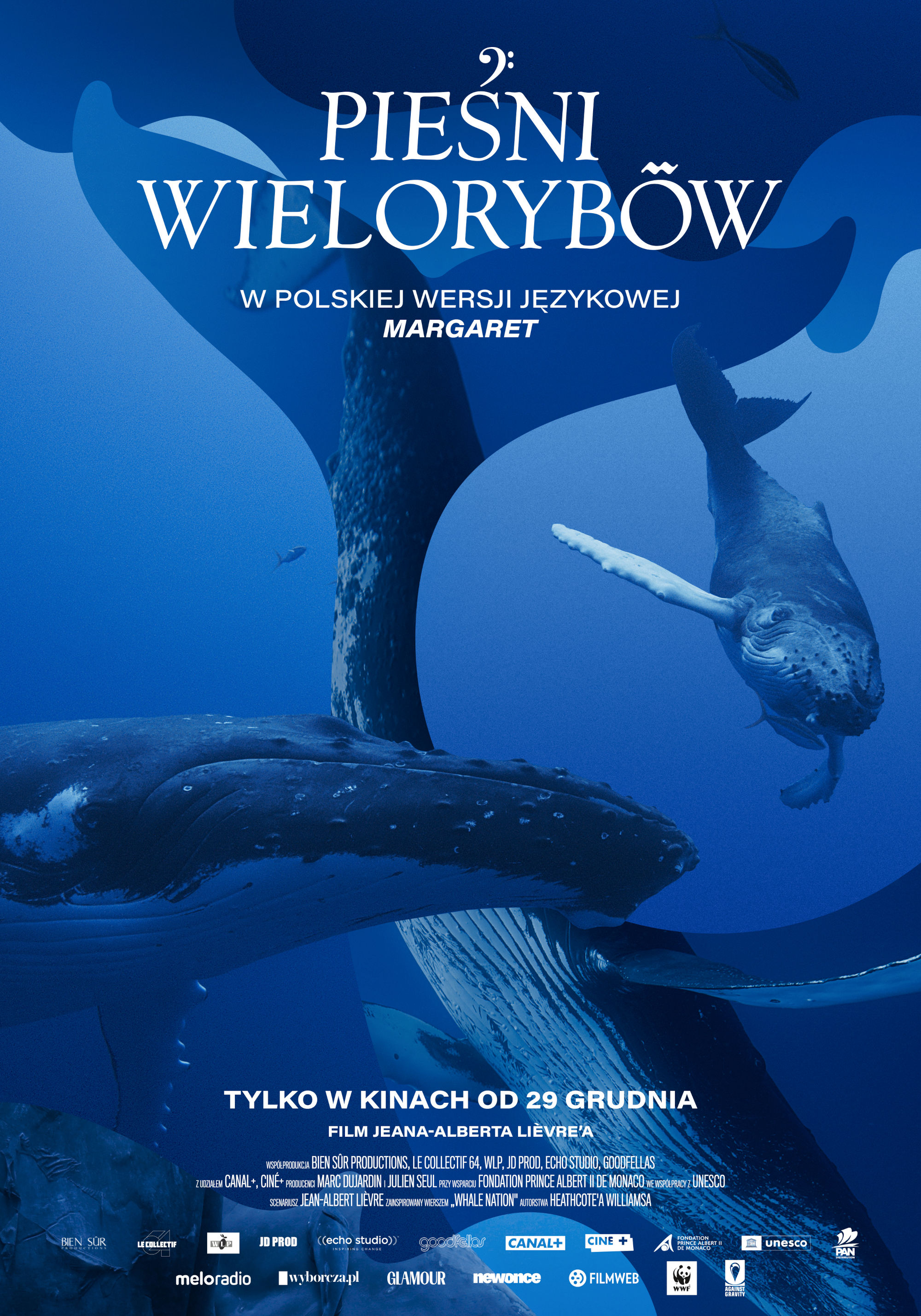 Polski plakat filmu 'Pieśni wielorybów'