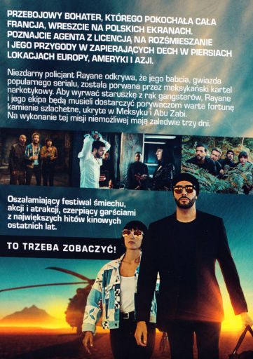 Tył ulotki filmu 'Superagent'
