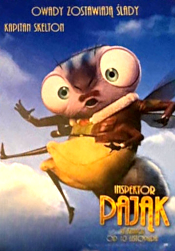 Przód ulotki filmu 'Inspektor Pająk'