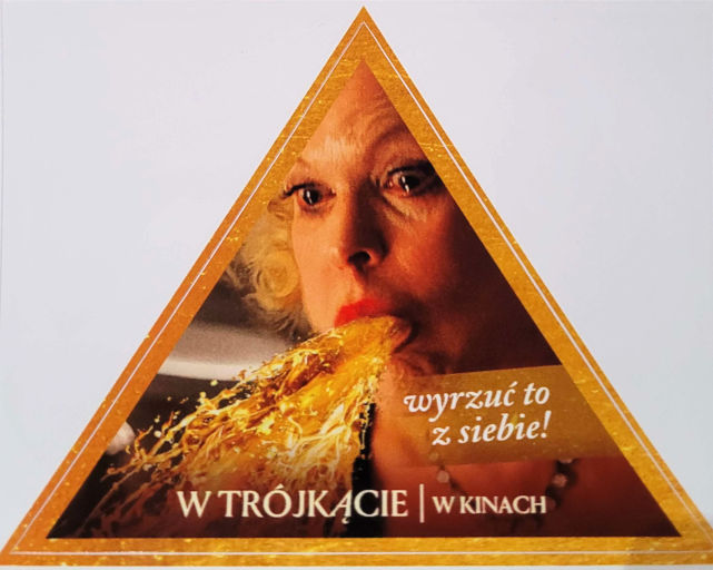 Przód ulotki filmu 'W trójkącie'