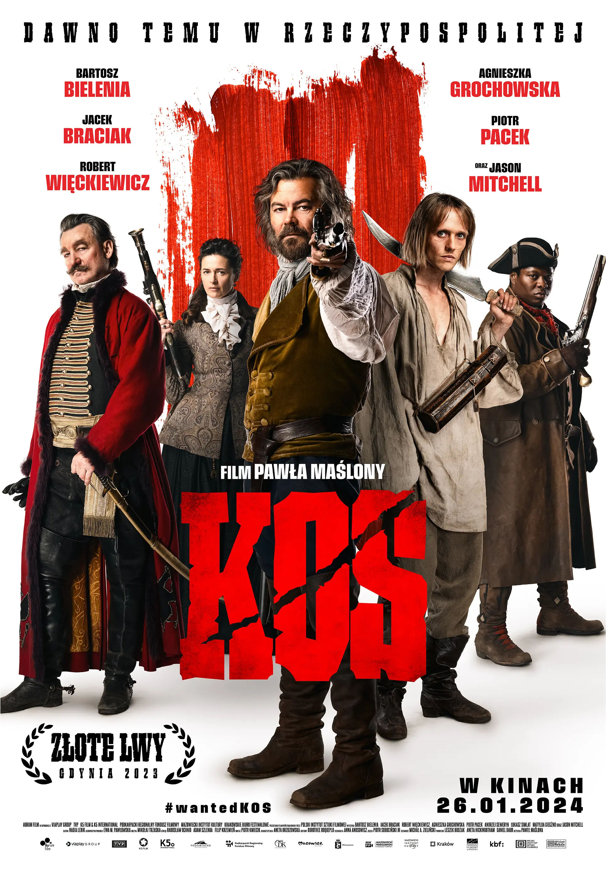 Polski plakat filmu 'Kos'