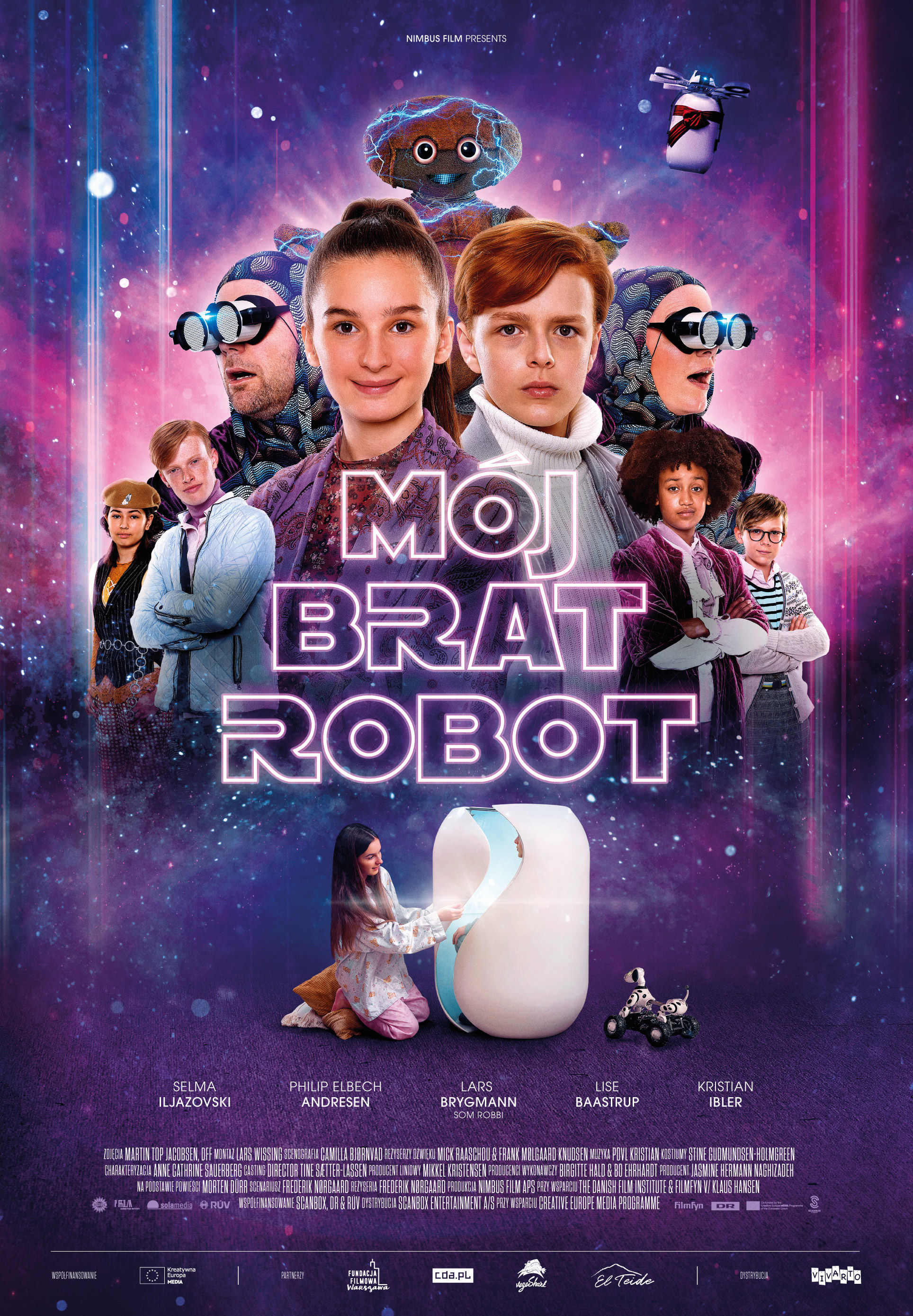 Polski plakat filmu 'Mój brat robot'