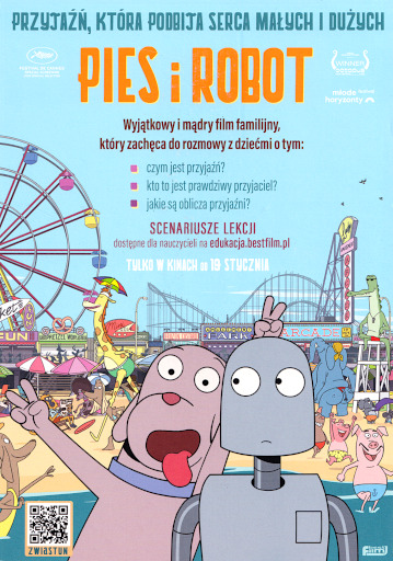 Przód ulotki filmu 'Pies i Robot | Leonardo. Odkrywca'