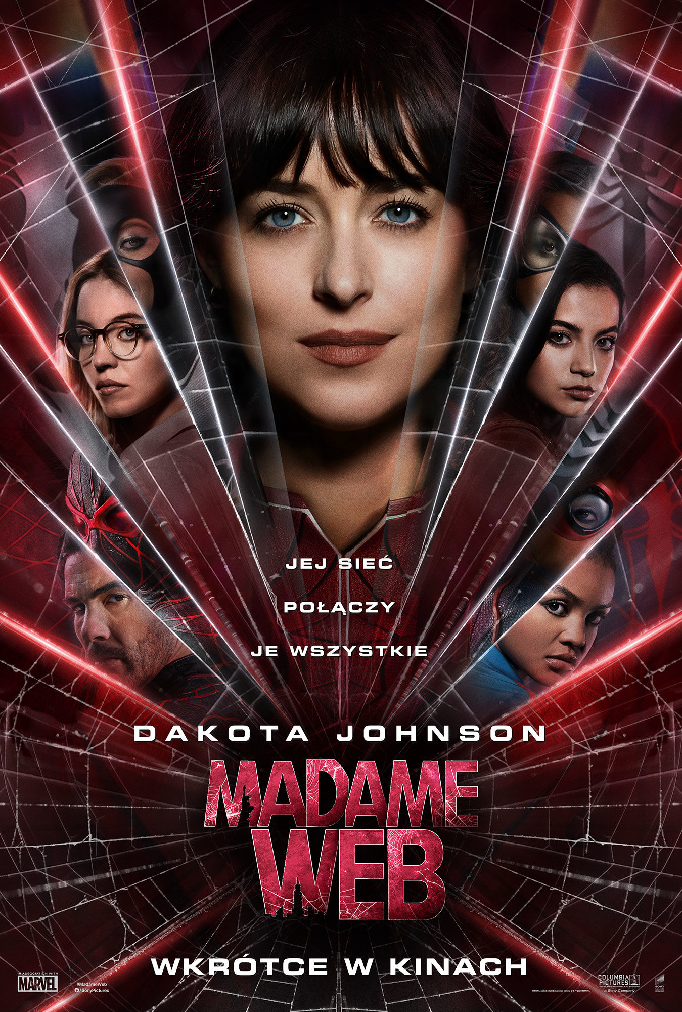 Polski plakat filmu 'Madame Web'