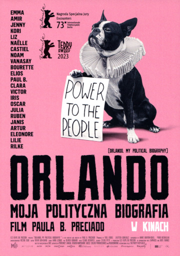 Przód ulotki filmu 'Orlando – moja polityczna biografia'