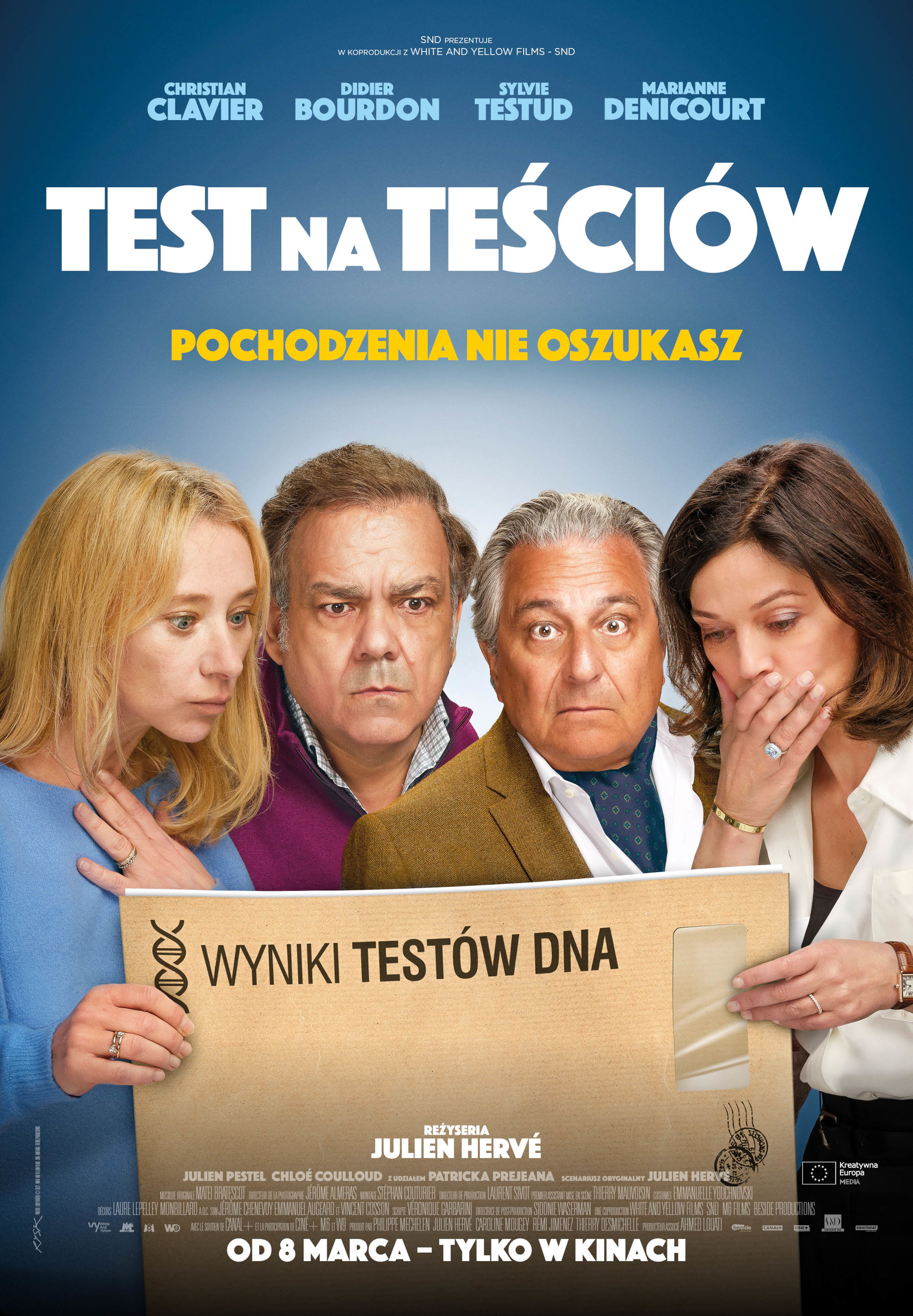Polski plakat filmu 'Test na teściów'