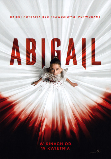 Przód ulotki filmu 'Abigail'
