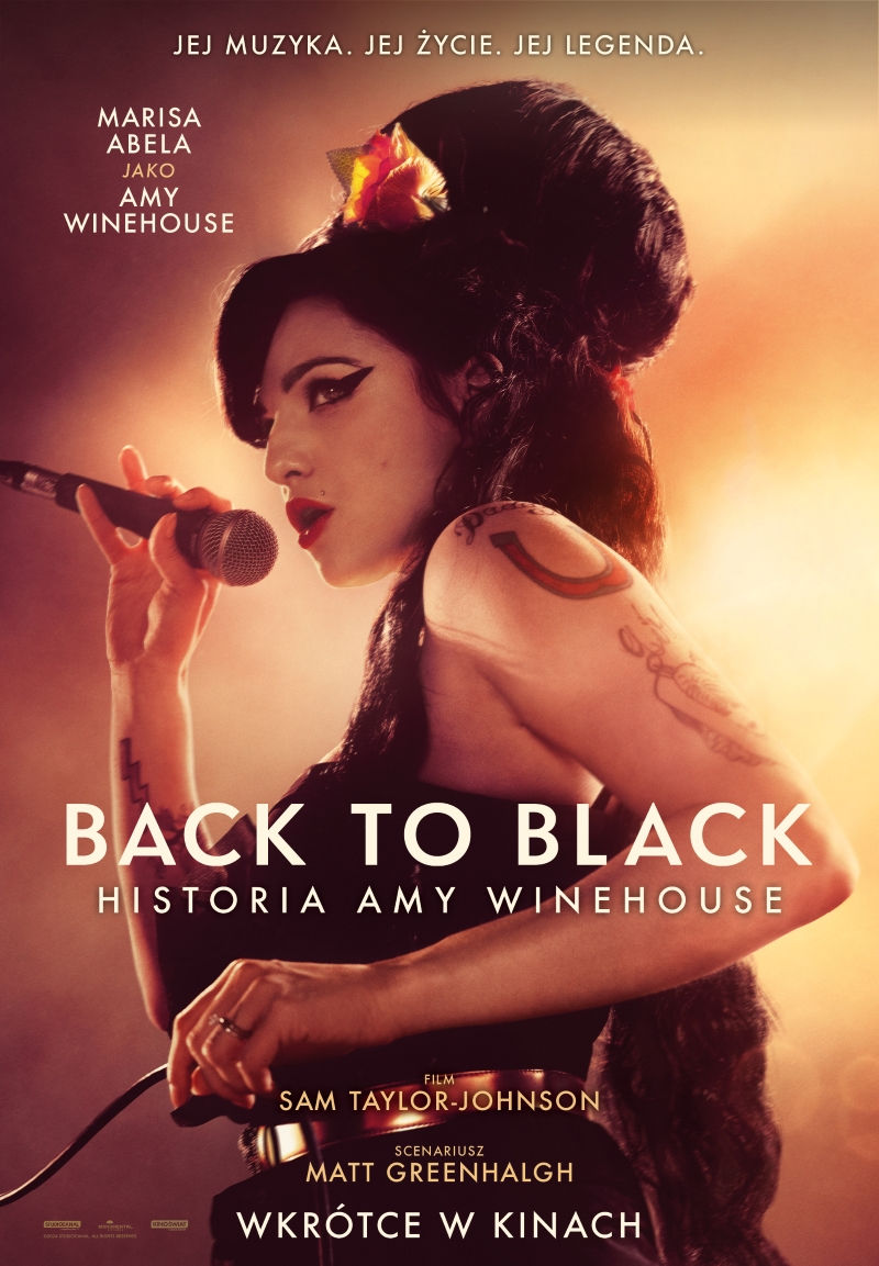 Polski plakat filmu 'Back to Black. Historia Amy Winehouse'