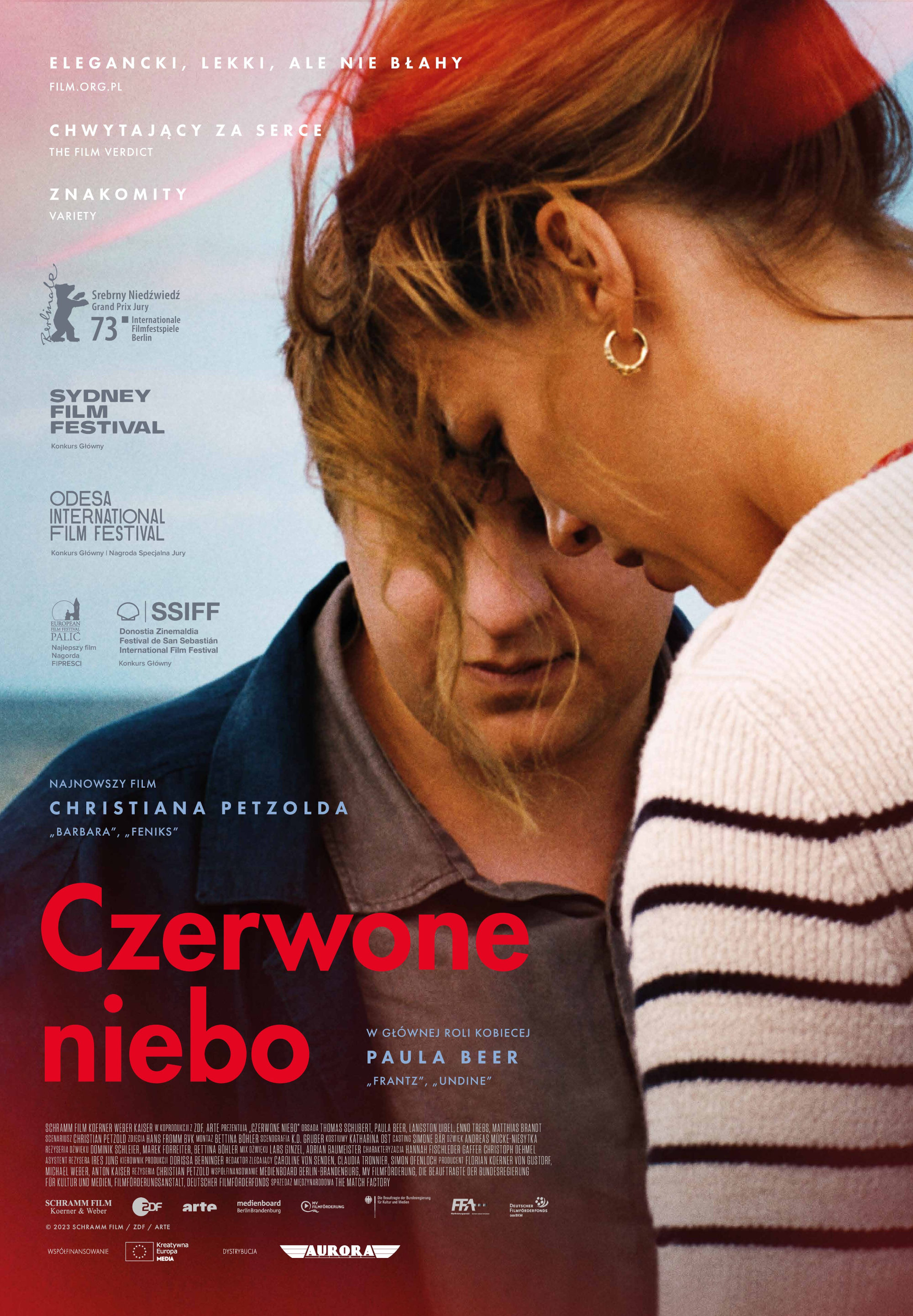 Polski plakat filmu 'Czerwone niebo'