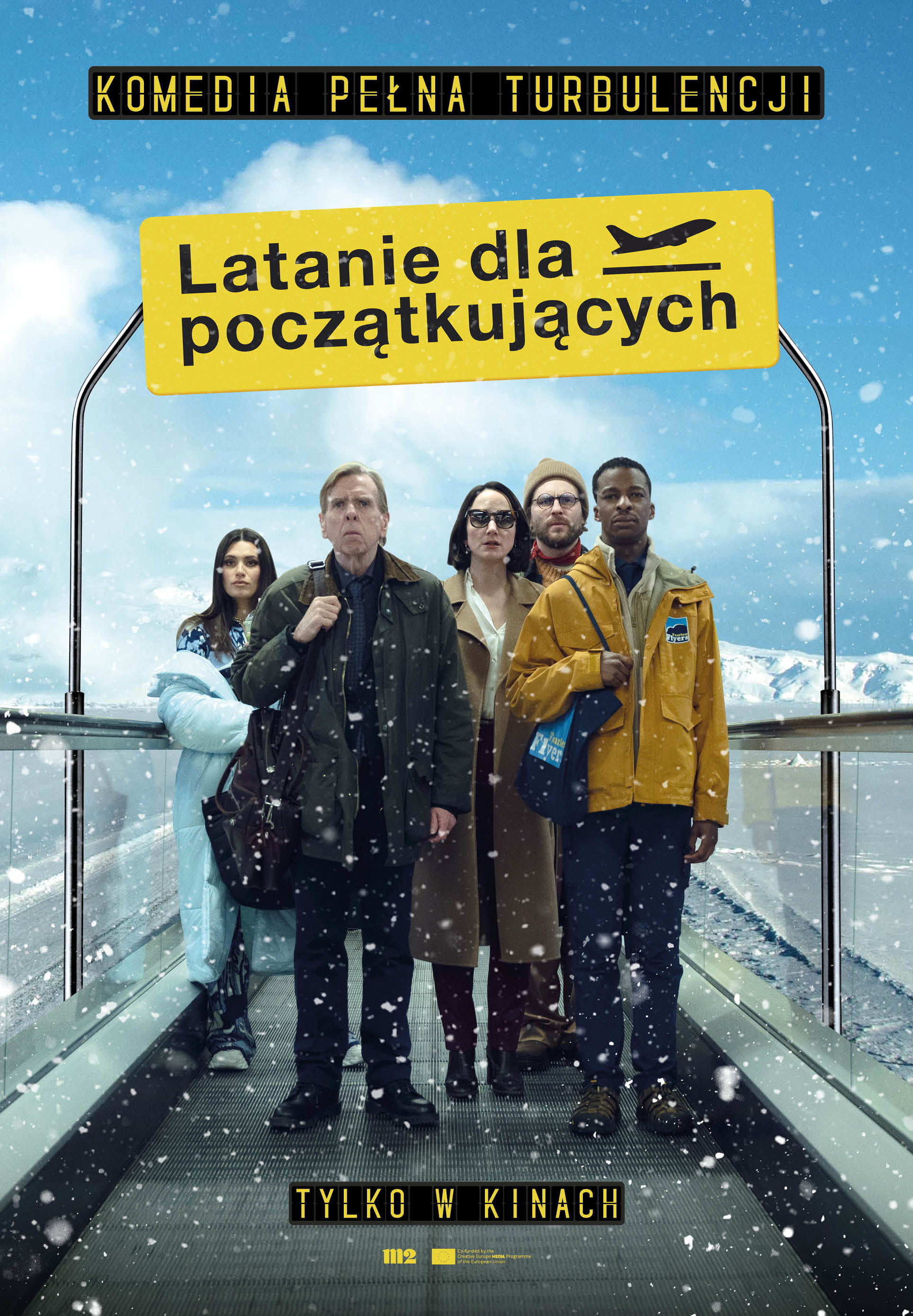 Polski plakat filmu ' Latanie dla początkujących'
