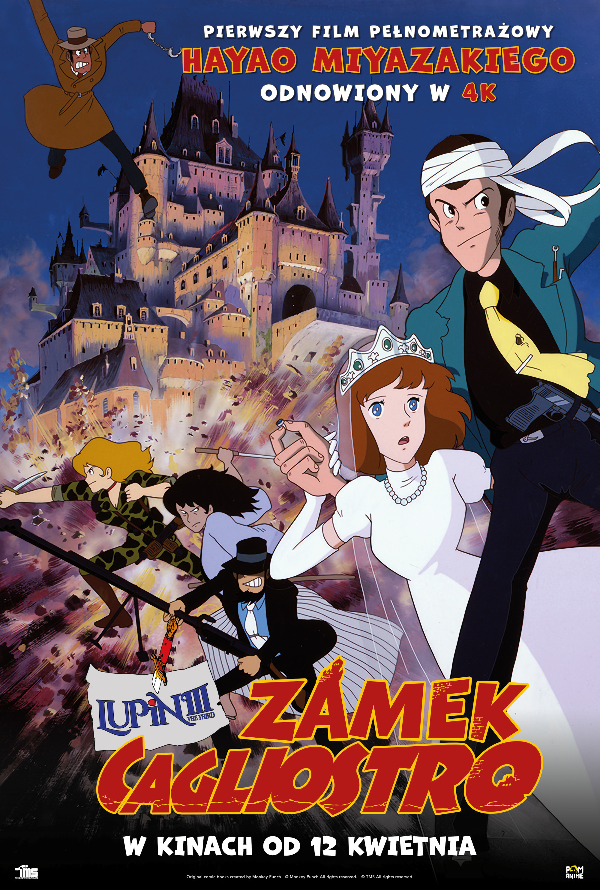 Polski plakat filmu 'Lupin Trzeci: Zamek Cagliostro'