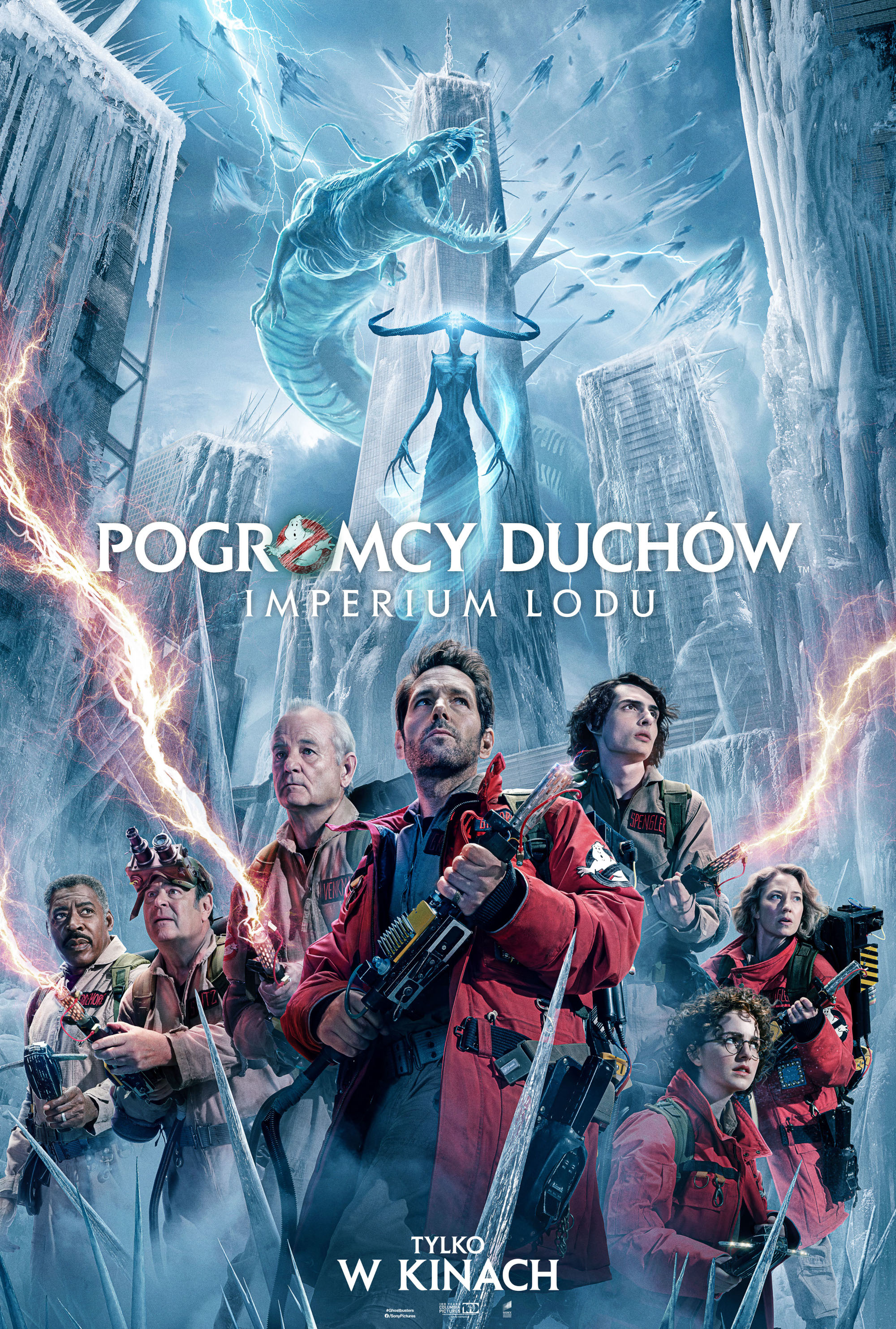 Polski plakat filmu 'Pogromcy duchów: Imperium lodu'