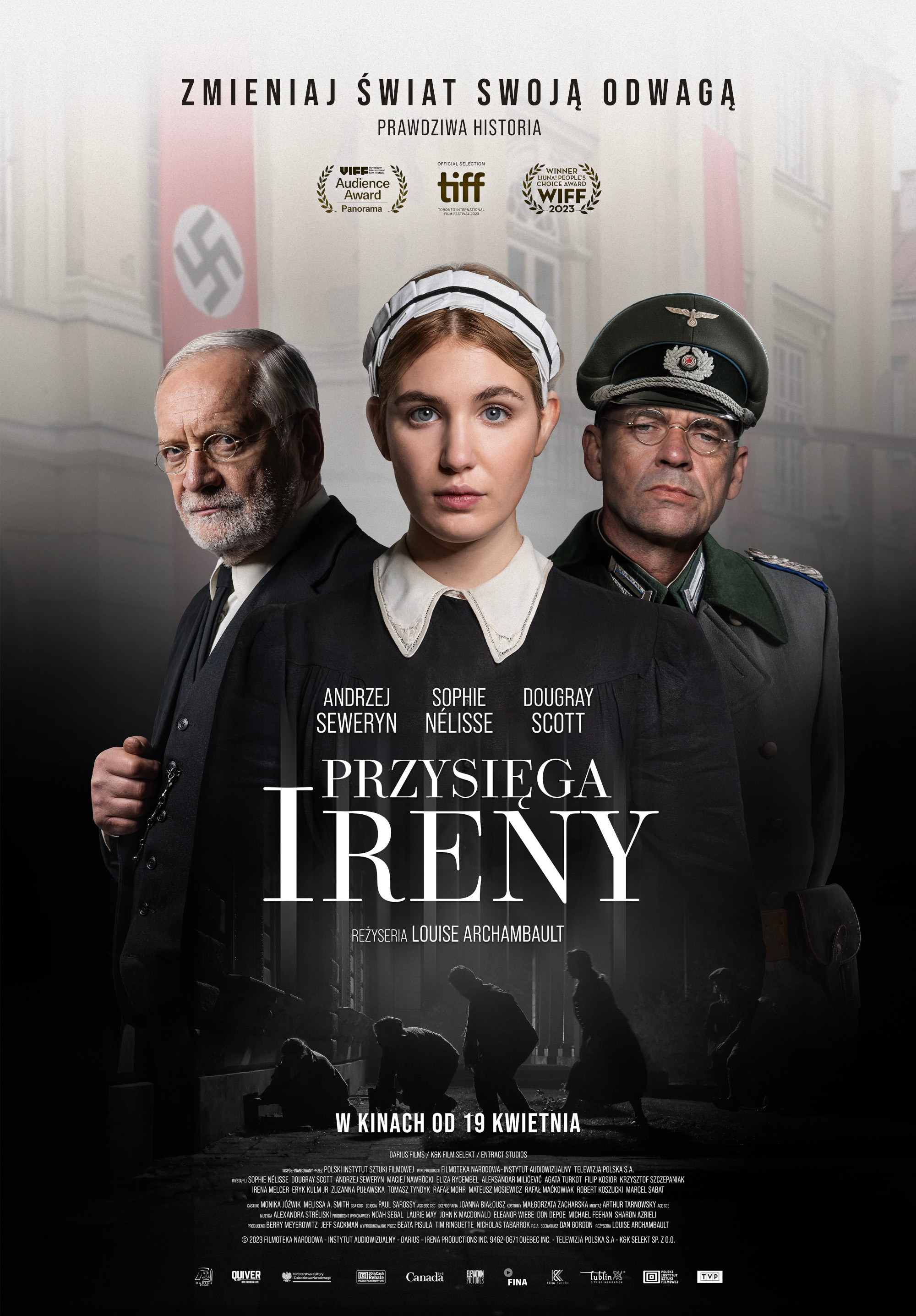 Polski plakat filmu 'Przysięga Ireny'
