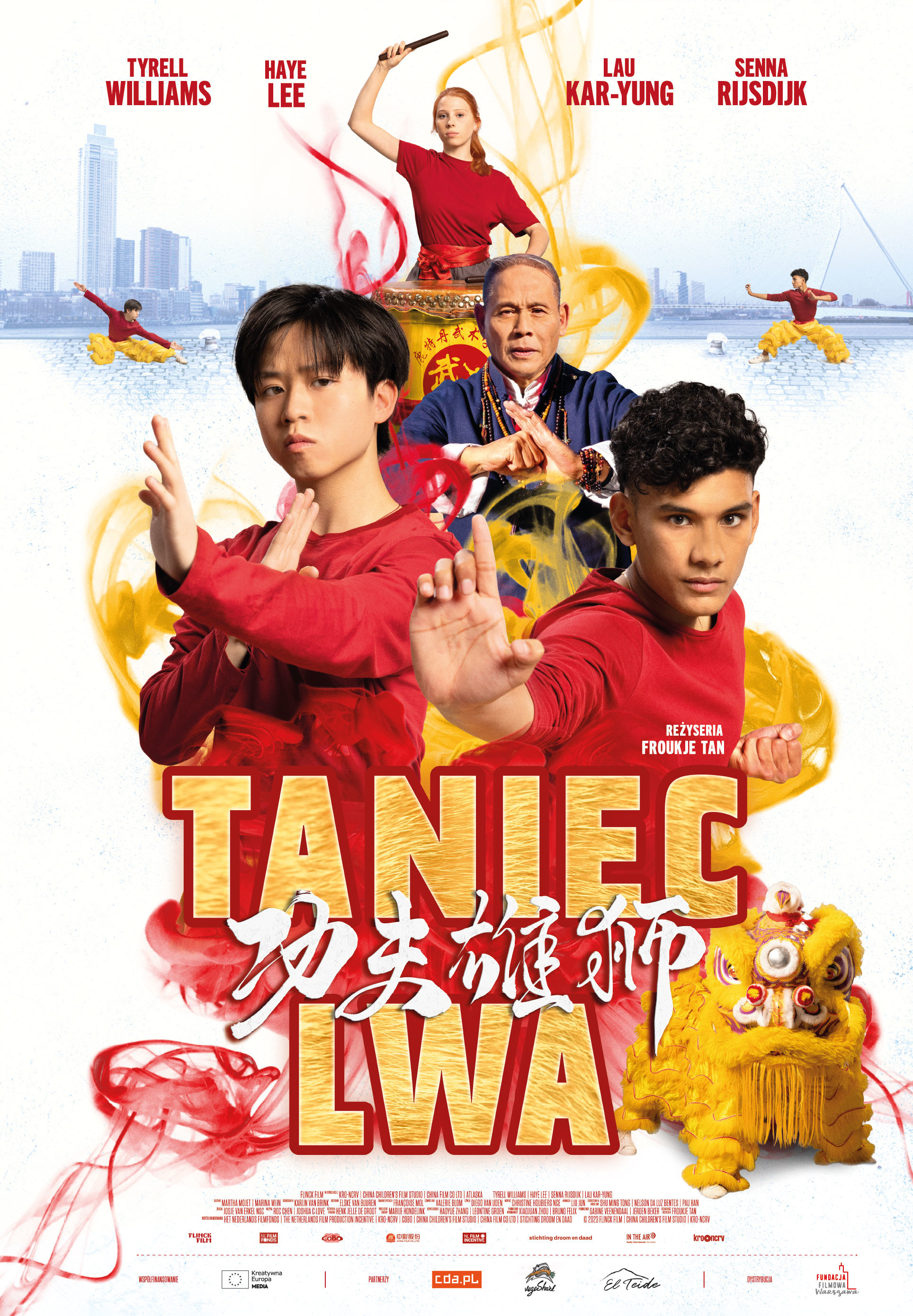 Polski plakat filmu 'Taniec lwa'