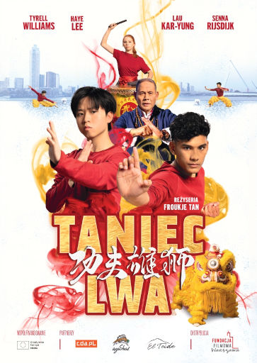Przód ulotki filmu 'Taniec lwa'