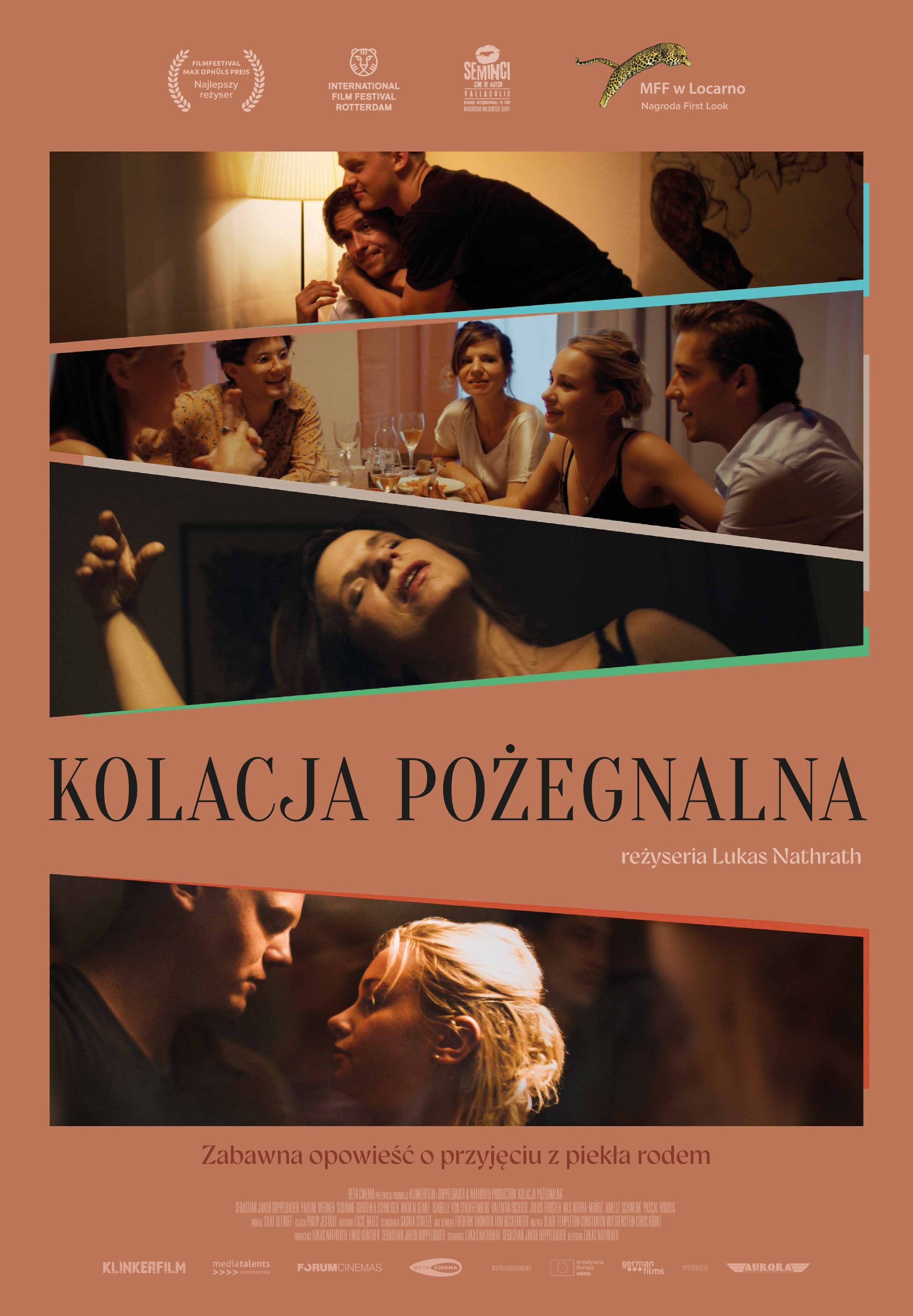 Polski plakat filmu 'Kolacja pożegnalna'