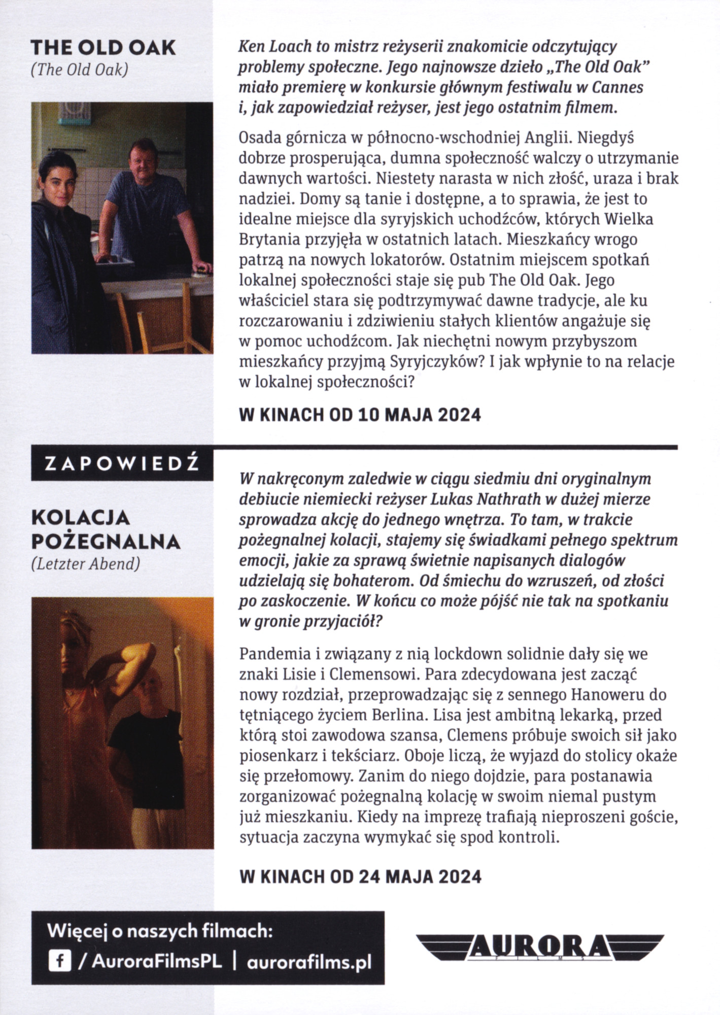 Ulotka filmu ''