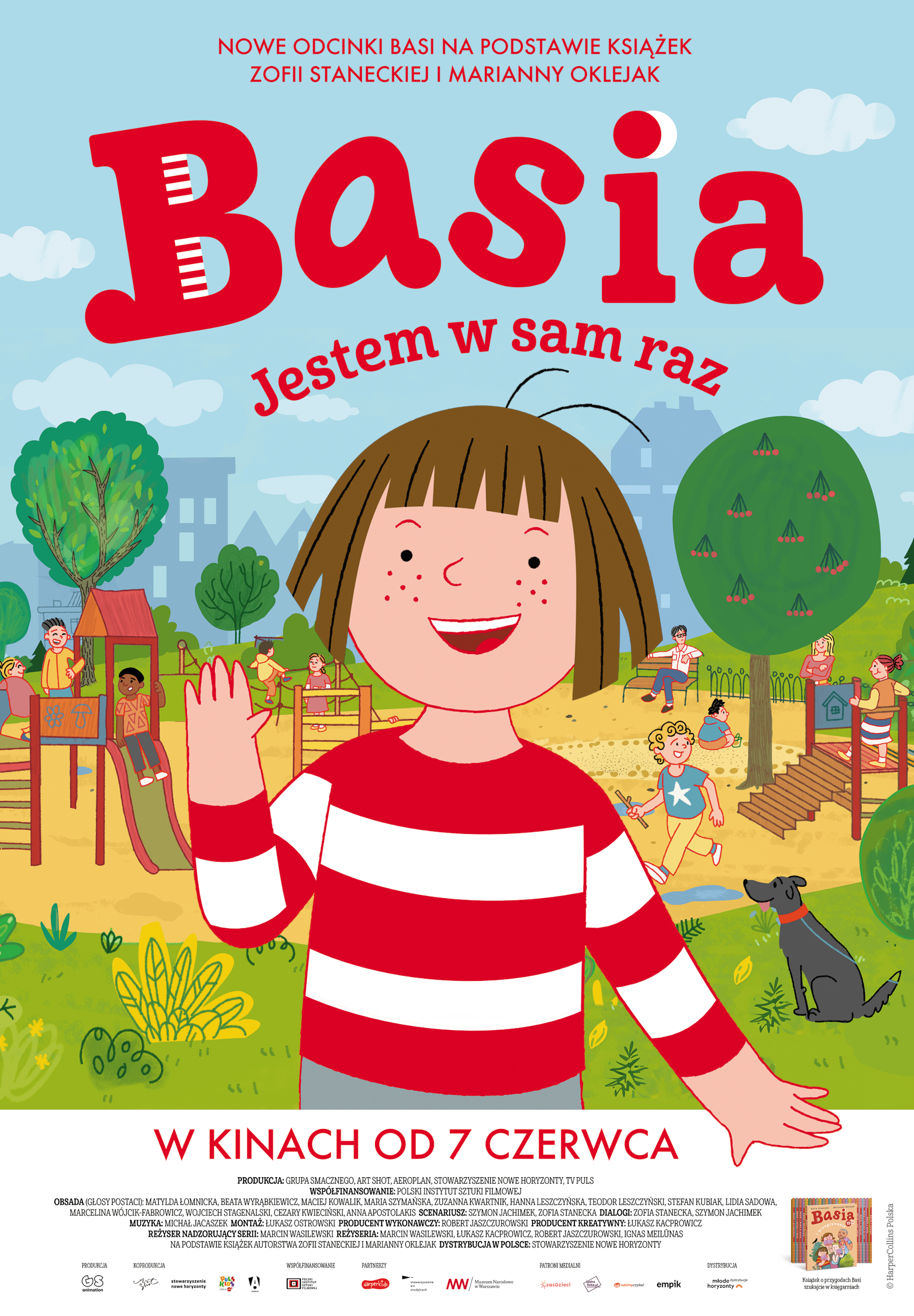 Polski plakat filmu 'Basia. Jestem w sam raz'