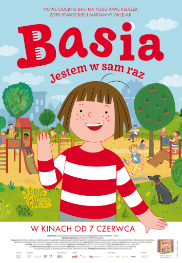 Polski plakat filmu 'Basia. Jestem w sam raz'