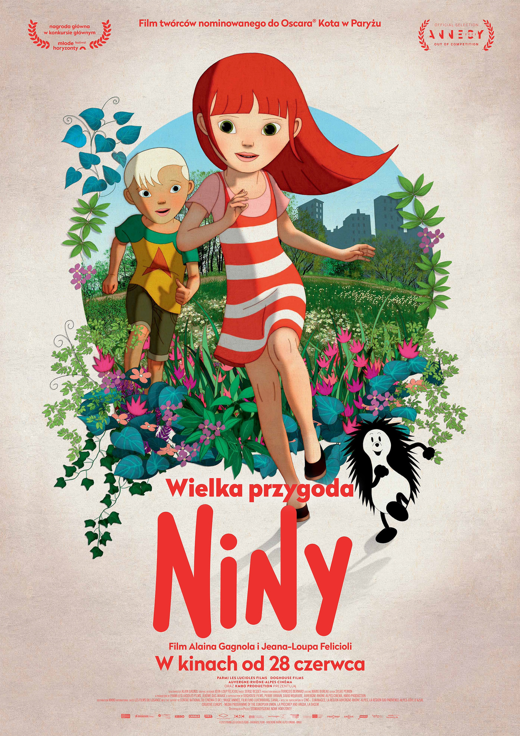 Polski plakat filmu 'Wielka przygoda Niny'