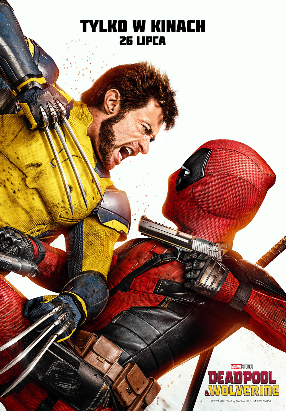 Polski plakat filmu 'Deadpool & Wolverine'
